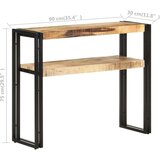  Konzolni stol 90 x 30 x 75 cm od grubog drva manga | shoptok.hr