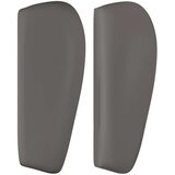  Vzglavje z ušesi sivo 203x23x78/88 cm umetno usnje, (20954103) | Shoptok.si