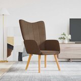  Stolica za opuštanje od tkanine smeđa | shoptok.hr