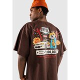 Empyre Used Cars Boxy T-shirt vintage brown Cene