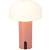 Villa Collection Bela/rožnata LED namizna svetilka (višina 22,5 cm) Styles – Cene