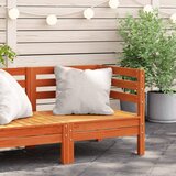 vidaXL Kutna vrtna sofa voštano smeđe boje od masivne borovine Cijene