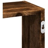 vidaXL Zidna polica dimljeni hrast 159x18x66 cm konstruirano drvo | shoptok.hr