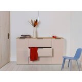CARRYHOME ŠIROKA KOMODA, barve hrasta, kašmir | Shoptok.si