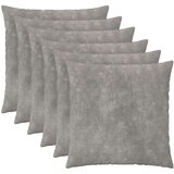  Presvlaka za jastuk 6 pcs HEERLEN Svjetlosiva 55 x 55 cm | shoptok.hr