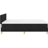 Box spring krevet s madracem Crna 140 x 190 cm tkanina | shoptok.hr