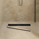  2 u 1 odvod za tuš Crna 70 cm Nehrđajući čelik 304 | shoptok.hr