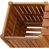  Klupa s 2 sadilice 150x30x40 cm masivno bagremovo drvo | shoptok.hr
