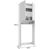 MID.YOU omarica za pralni stroj lona, bukev | Shoptok.si