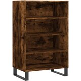 Maison Chic Visoka omara - Komoda - Predalnik dimljeni hrast 57x35x90 cm inženirski les, (21718824) Cene