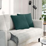 vidaXL Blazine za kavč 2 pcs Temno zelena 45 x 45 cm blago | Shoptok.si