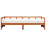  Dnevni krevet s madracem voštano smeđi 90x200 cm od borovine | Eponuda.com