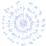  Božićna svjetla zvjezdani prasak 140 LED 2 k hladna bijela 17cm | shoptok.hr