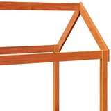 Krov za dječji krevet voštano smeđi 98x70x176,5 cm borovina | shoptok.hr