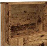  Uzglavlje s ormarićem boja starog drva 120x19x103,5 cm drveno | shoptok.hr