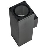  Spoljašnje zidno svetlo 2xGU10/35W/230V IP54, četvrtasto, crno | Eponuda.com