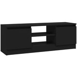 Maison Chic TV omarica - TV stojalo - Televizijska omarica z vrati črna 102x30x36 cm, (21702371) | Shoptok.si
