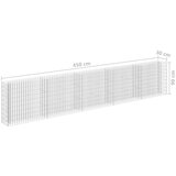 Gabionska sadilica od pocinčanog čelika 450 x 30 x 90 cm | shoptok.hr