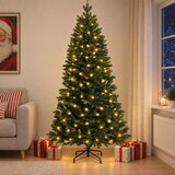  Umjetno božićno drvce s nogom 120 cm 150 LED lampica - 120 cm s LED svjetlima Cijene