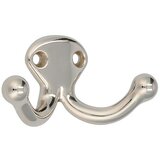SIRO Garderobna kljuka (Do x Š x V: 73 x 37 x 28 mm, Srebrna, Jeklo) | Shoptok.si