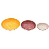 Signes Grimalt Posode za ključe Pladnji Mandala Z Zlatim Robom Set 3 Kosov Večbarvna | Shoptok.si