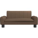 vidaXL Dječja fotelja smeđa 70 x 45 x 30 cm od tkanine Cijene