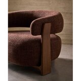 Kave Home Rjav fotelj iz šenilje Granite – | Shoptok.si