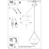 Keramička Keramična viseča svetilka PAVLUS, (21347750) | Shoptok.si