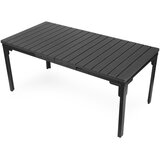 Multi Garden Rastezljivi vrtni stol 180–240 cm za 12 osoba, čelik i HDPE, sivi | shoptok.hr
