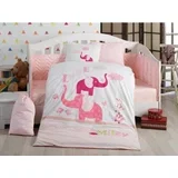 poplin posteljina za bebe preety pink