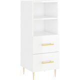 Maison Chic Komoda - Predalnik visok sijaj bela 34,5x34x90 cm inženirski les, (21722330) Cene