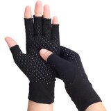 INF kompresijske rokavice s polprstom 1 par black s, (21246614) Cene