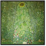  Slika - Gustav Klimt – The Sunflower 80x80 U crnom drvenom okviru | shoptok.hr