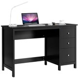 Costway Računalniška miza s tremi predali 120 x 50 x 75 cm, (5000006992) | Shoptok.si