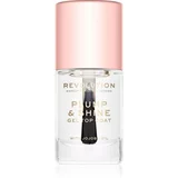 Makeup Revolution Plump & Shine lak za nohte z gel učinkom prozoren 10 ml