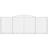  Lučne gabionske košare 6 kom 400x30x40/60 cm pocinčano željezo | shoptok.hr