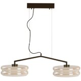 Jotex Rjava/kremno bela viseča svetilka iz opalnega stekla Apelqvist – | Shoptok.si