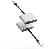 INF Večnamenski adapter 15-v-1 USB-C s HDMI, VGA, Ethernet, čitalnikom kartic SD/TF, (21778900) Cene