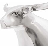  Skulptura bika Srebrno 20 x 17 x 23 cm Aluminij | shoptok.hr