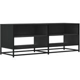 Maison Chic TV omarica - TV enota - Televizijska omarica črna 120,5x40x46 cm inženirski les in kovina, (21700977) Cene