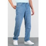 Dewberry 52334 Baggy Fit Relaxed Cut Hlt Loose Mens Jeans-LIGHT BLUE | Shoptok.si