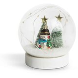 Family Christmas božična led snežna krogla s snežakom in božičnim drevesom Cene