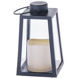 Dakls Crna LED lanterna na baterije (visina 18 cm) – Cijene