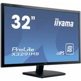 Iiyama 32" IPS-panel, 1920x1080, 5ms, 250cd/m², HDMI, DVI, VGA, Speakers monitor cene