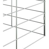  Kletka za zajce srebrna 100 x 100 x 210 cm Cinkana jeklena, (5000204313) | Shoptok.si