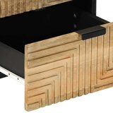 vidaXL Nočne omarice 2 kosa Rjava 40x33x46 cm Masivni les Mango | Shoptok.si