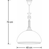 Brilagi Luster na stalku TAURUS 1xE27/15W/230V prečnika 40 cm bronza | Eponuda.com