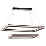 Opviq Lüx Bergama Büyük 2 Li Ceviz Ledli Avize 3 Renk Walnut Chandelier Cene