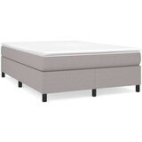 vidaXL Box spring posteljni okvir svetlo siv 140x200 cm blago | Shoptok.si