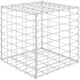 Furnova Kockasta visoka greda gabion iz jeklene žice 40x40x40 cm, (21920544) | Shoptok.si